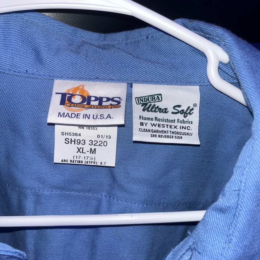 Construction Button Down